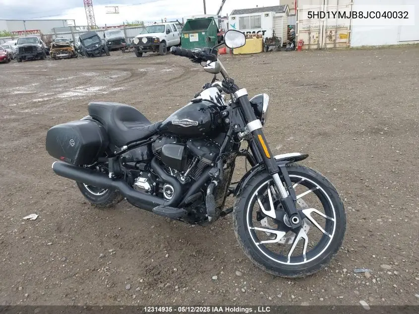 2018 Harley-Davidson Flsb Sport Glide VIN: 5HD1YMJB8JC040032 Lot: 12314935
