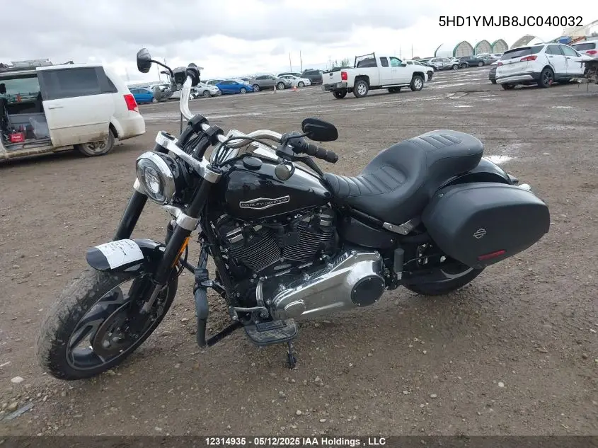 2018 Harley-Davidson Flsb Sport Glide VIN: 5HD1YMJB8JC040032 Lot: 12314935