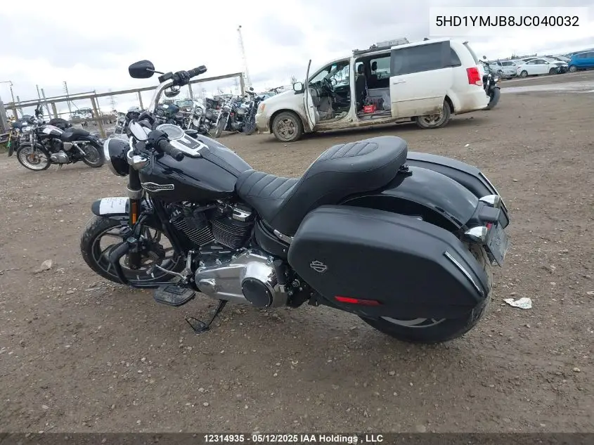 2018 Harley-Davidson Flsb Sport Glide VIN: 5HD1YMJB8JC040032 Lot: 12314935