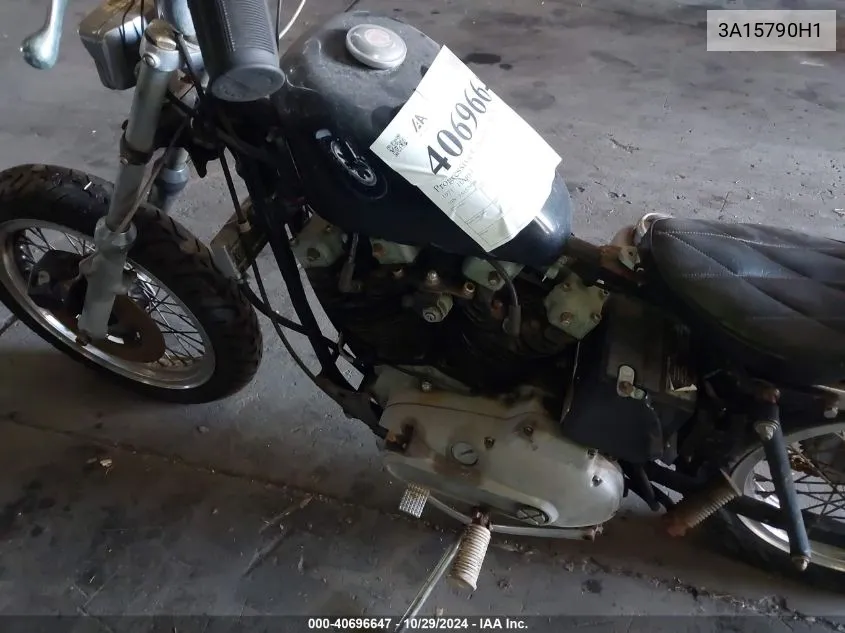 1971 Harley-Davidson Xlh VIN: 3A15790H1 Lot: 40696647