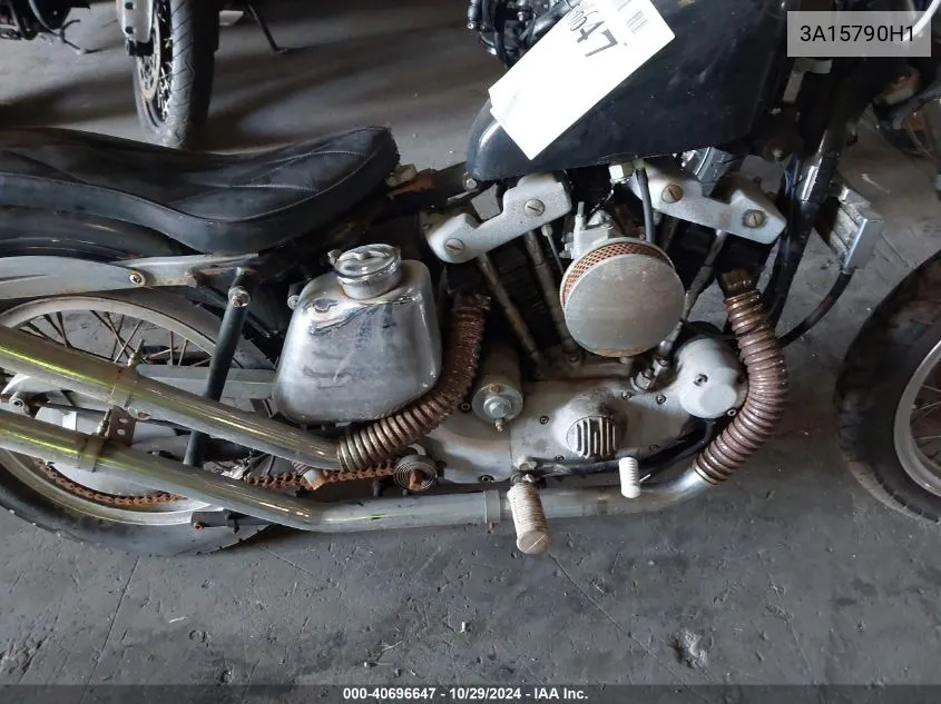 1971 Harley-Davidson Xlh VIN: 3A15790H1 Lot: 40696647