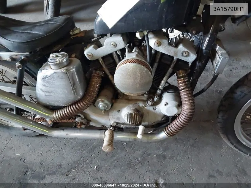1971 Harley-Davidson Xlh VIN: 3A15790H1 Lot: 40696647