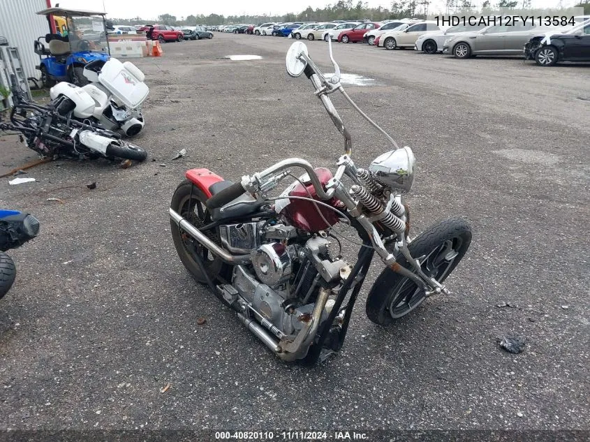 1985 Harley-Davidson Xlh VIN: 1HD1CAH12FY113584 Lot: 40820110
