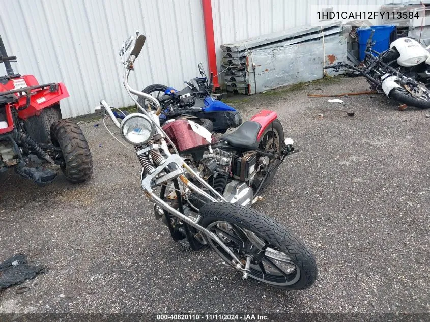 1985 Harley-Davidson Xlh VIN: 1HD1CAH12FY113584 Lot: 40820110