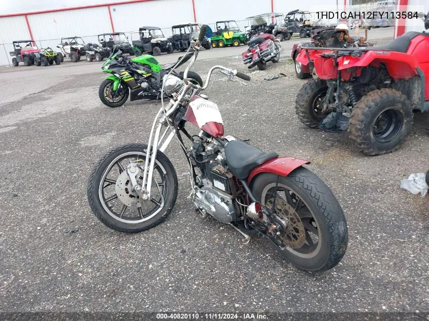 1985 Harley-Davidson Xlh VIN: 1HD1CAH12FY113584 Lot: 40820110
