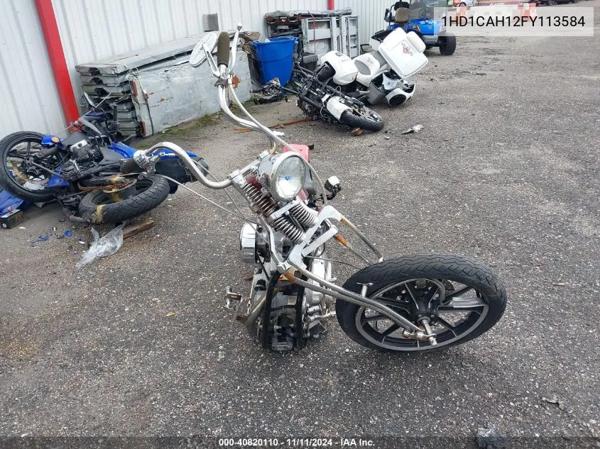 1985 Harley-Davidson Xlh VIN: 1HD1CAH12FY113584 Lot: 40820110