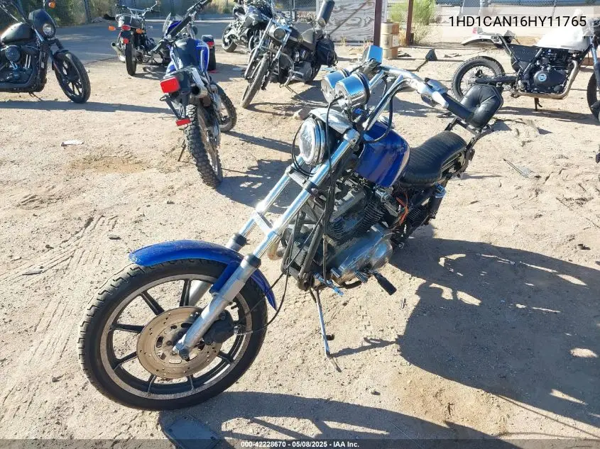 1987 Harley-Davidson Xlh1100 VIN: 1HD1CAN16HY11765 Lot: 42228670