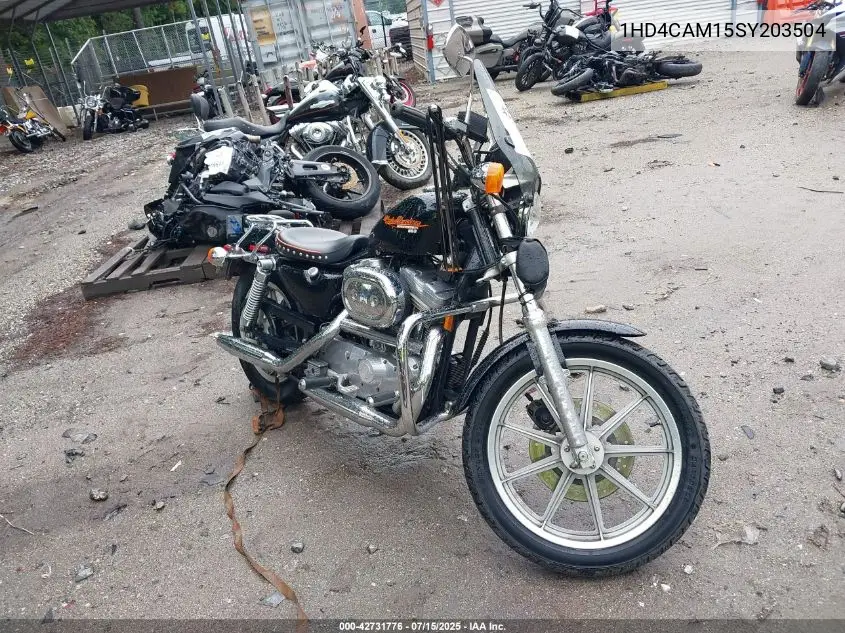 1995 Harley-Davidson Xlh883 VIN: 1HD4CAM15SY203504 Lot: 42731776