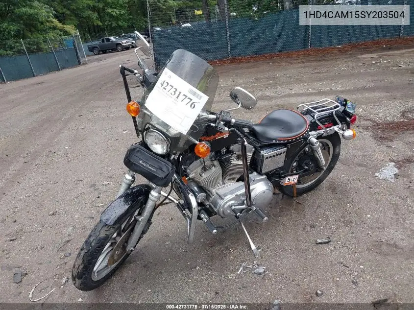1995 Harley-Davidson Xlh883 VIN: 1HD4CAM15SY203504 Lot: 42731776