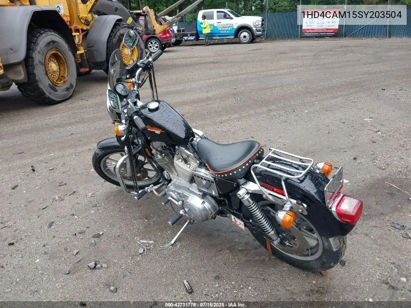 1995 Harley-Davidson Xlh883 VIN: 1HD4CAM15SY203504 Lot: 42731776