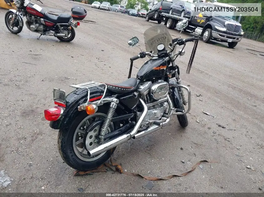 1995 Harley-Davidson Xlh883 VIN: 1HD4CAM15SY203504 Lot: 42731776