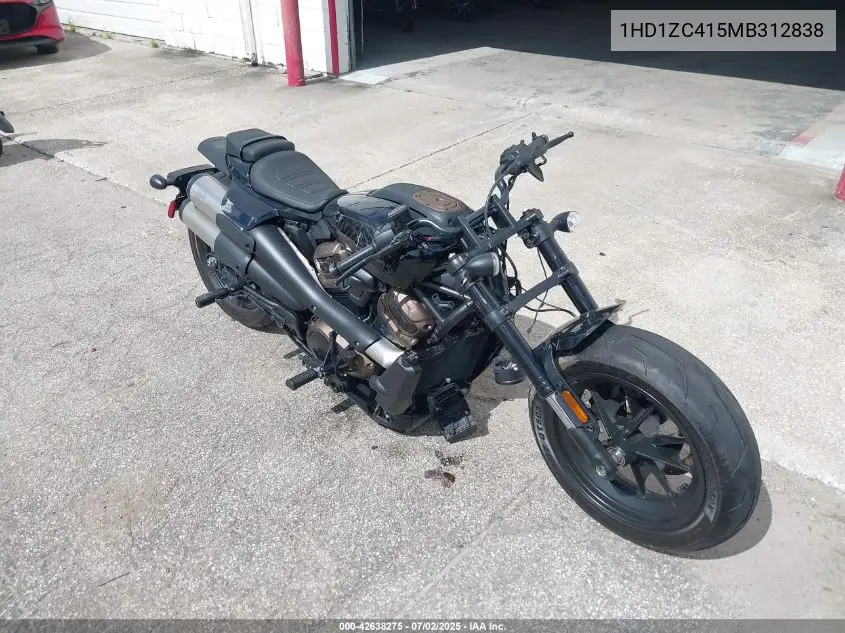 2021 Harley-Davidson Rh1250 S VIN: 1HD1ZC415MB312838 Lot: 42638275
