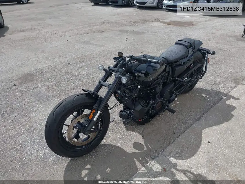 2021 Harley-Davidson Rh1250 S VIN: 1HD1ZC415MB312838 Lot: 42638275
