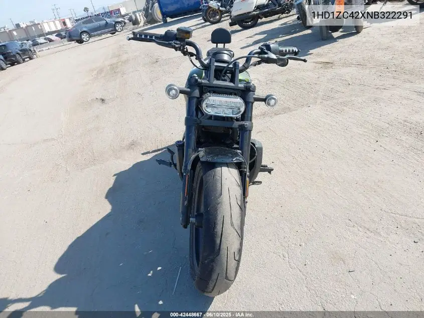 2022 Harley-Davidson Rh1250 S VIN: 1HD1ZC42XNB322291 Lot: 42448667