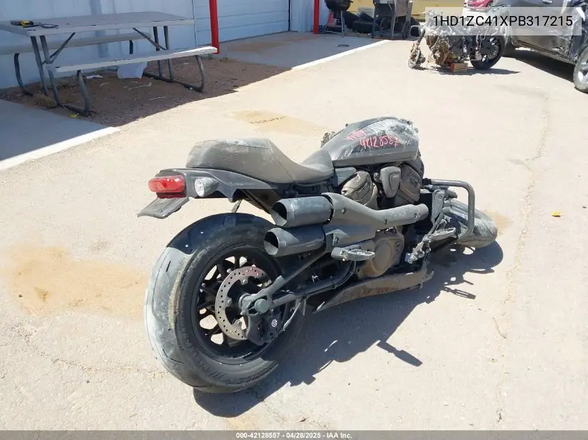 2023 Harley-Davidson Rh1250 S VIN: 1HD1ZC41XPB317215 Lot: 42128557