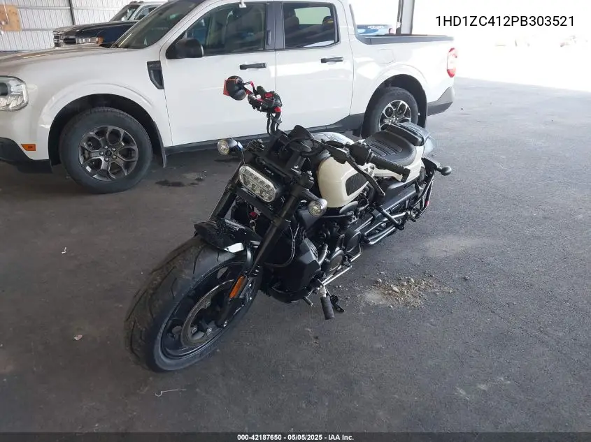 2023 Harley-Davidson Rh1250 S VIN: 1HD1ZC412PB303521 Lot: 42187650
