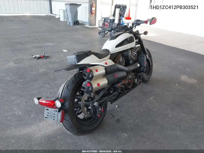 2023 Harley-Davidson Rh1250 S VIN: 1HD1ZC412PB303521 Lot: 42187650