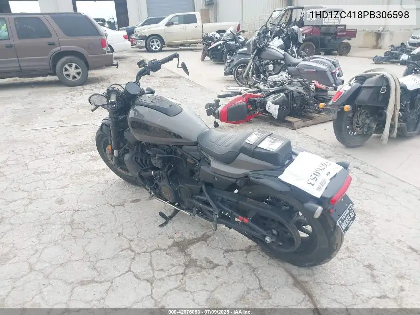 2023 Harley-Davidson Rh1250 S VIN: 1HD1ZC418PB306598 Lot: 42676053