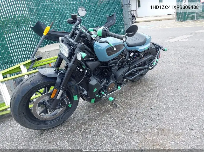 2024 Harley-Davidson Rh1250 S VIN: 1HD1ZC41XRB309408 Lot: 42217681