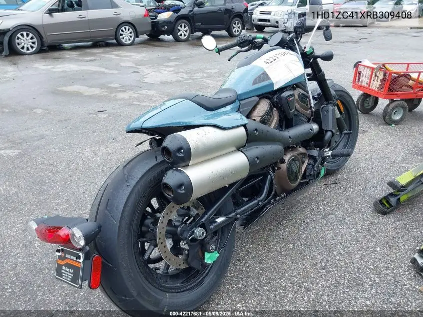 2024 Harley-Davidson Rh1250 S VIN: 1HD1ZC41XRB309408 Lot: 42217681