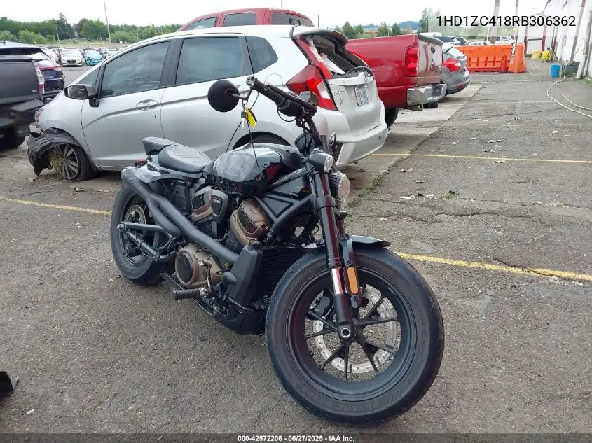 2024 Harley-Davidson Rh1250 S VIN: 1HD1ZC418RB306362 Lot: 42572206