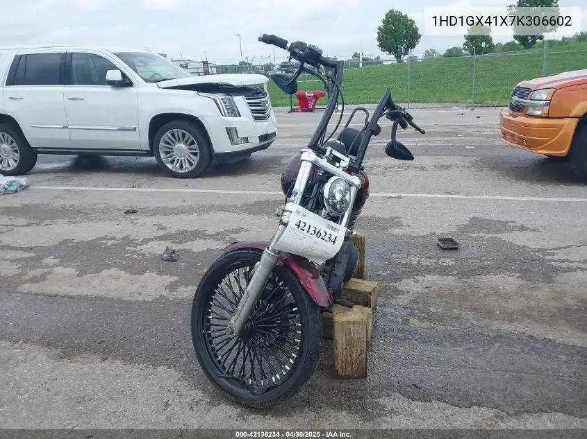 2007 Harley-Davidson Fxdbi VIN: 1HD1GX41X7K306602 Lot: 42136234