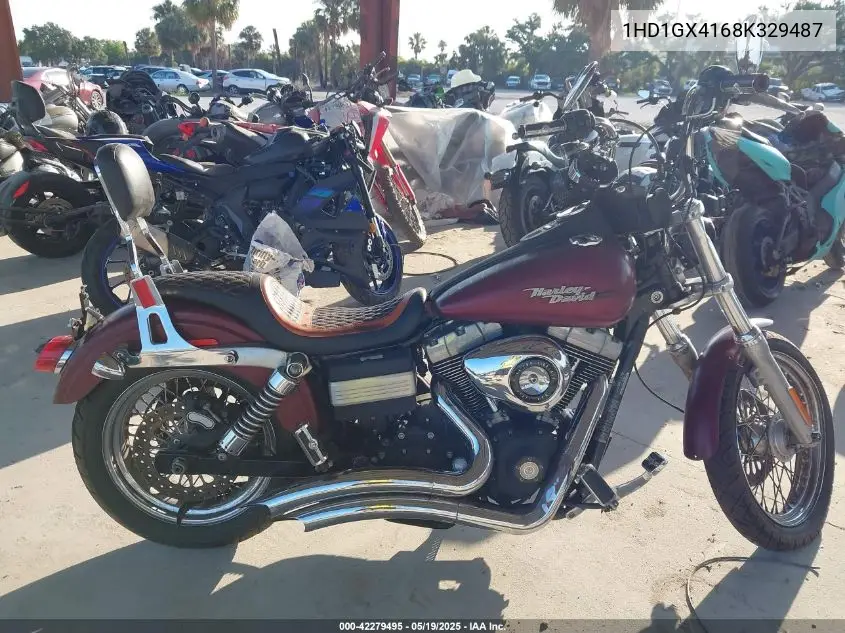 2008 Harley-Davidson Fxdbi VIN: 1HD1GX4168K329487 Lot: 42279495