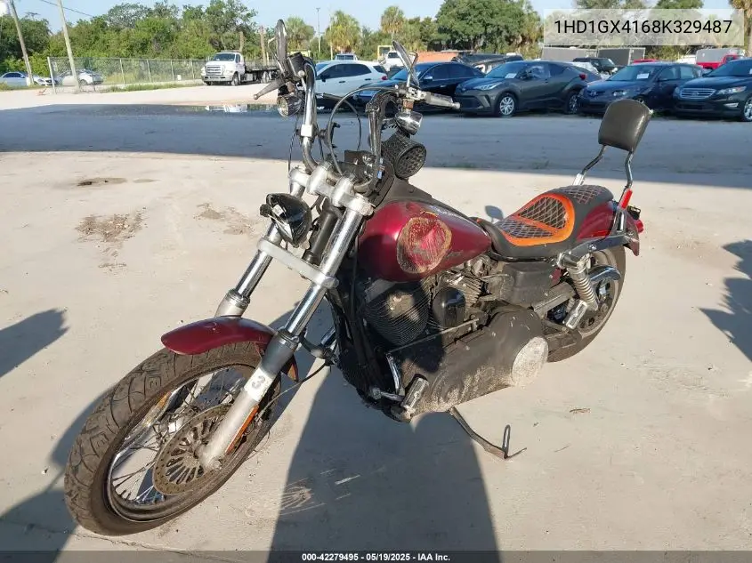 2008 Harley-Davidson Fxdbi VIN: 1HD1GX4168K329487 Lot: 42279495