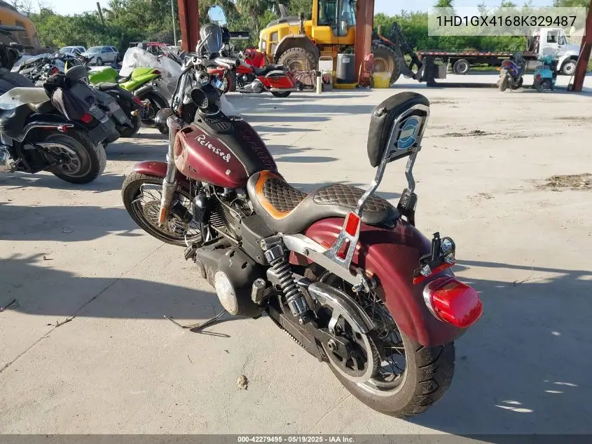 2008 Harley-Davidson Fxdbi VIN: 1HD1GX4168K329487 Lot: 42279495