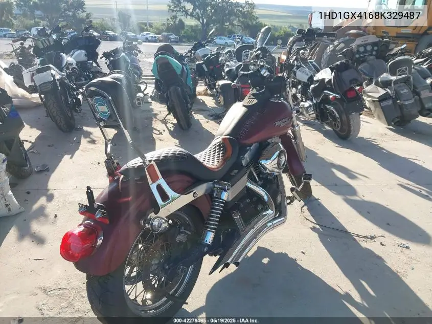 2008 Harley-Davidson Fxdbi VIN: 1HD1GX4168K329487 Lot: 42279495