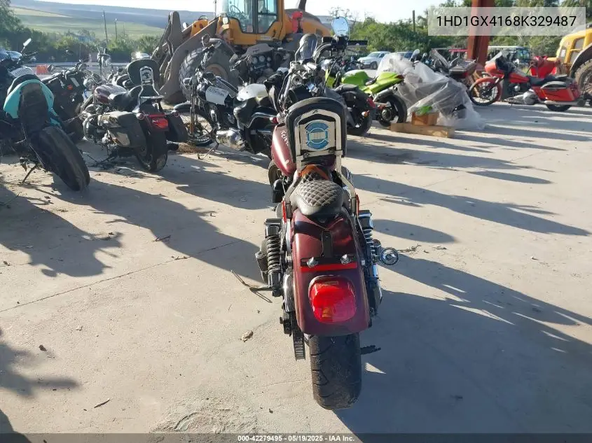 2008 Harley-Davidson Fxdbi VIN: 1HD1GX4168K329487 Lot: 42279495