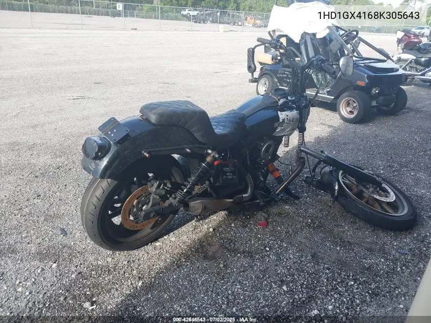 2008 Harley-Davidson Fxdbi VIN: 1HD1GX4168K305643 Lot: 42646543