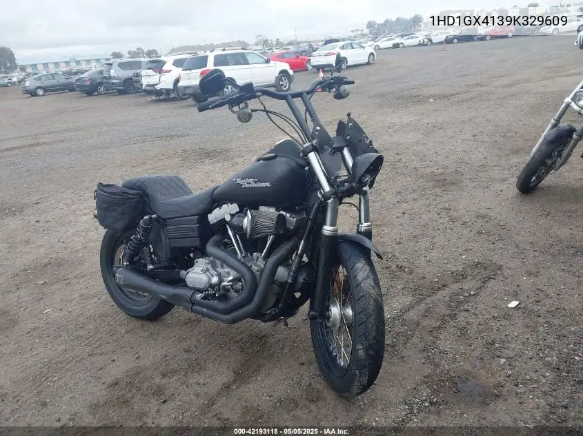 2009 Harley-Davidson Fxdb VIN: 1HD1GX4139K329609 Lot: 42193118