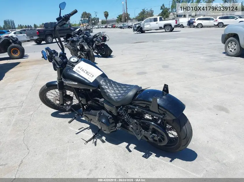2009 Harley-Davidson Fxdb VIN: 1HD1GX4179K339124 Lot: 42282919