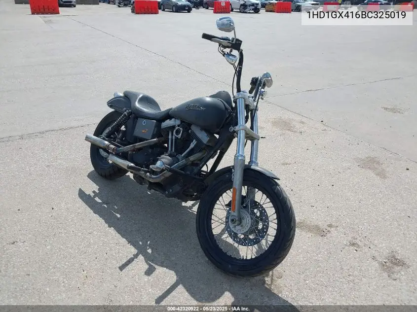 2011 Harley-Davidson Fxdb VIN: 1HD1GX416BC325019 Lot: 42320922