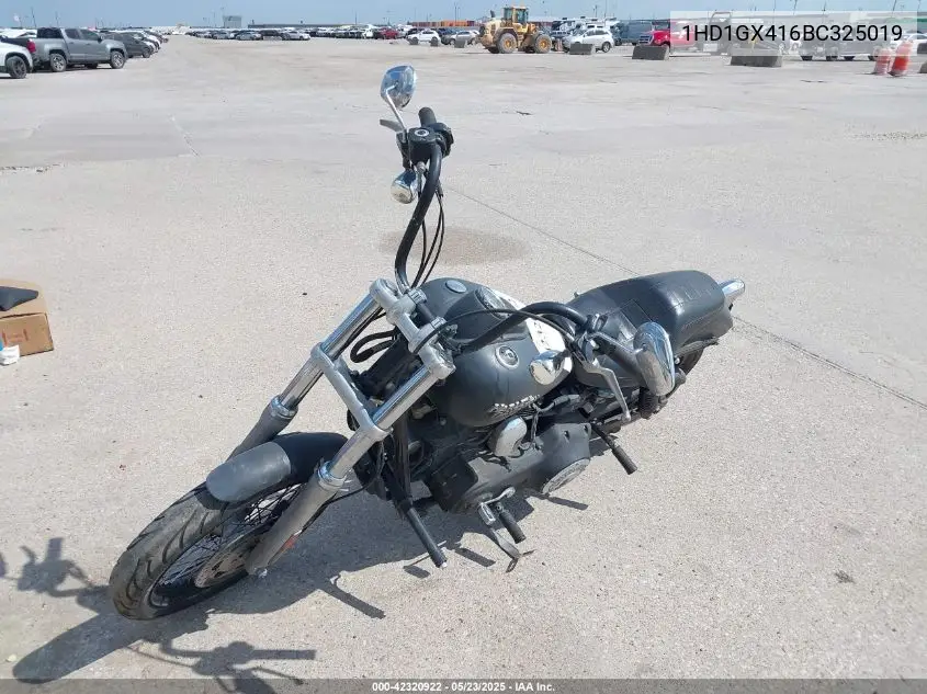 2011 Harley-Davidson Fxdb VIN: 1HD1GX416BC325019 Lot: 42320922