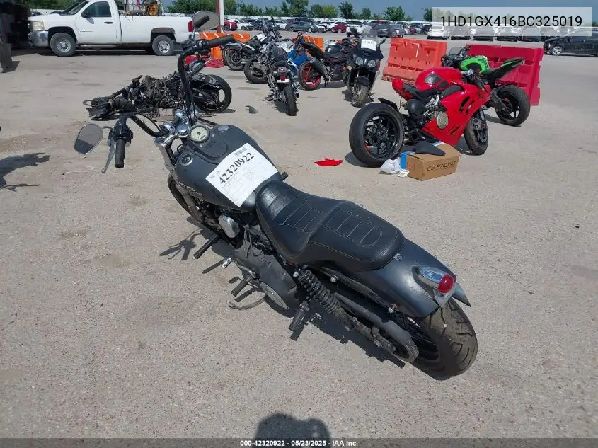 2011 Harley-Davidson Fxdb VIN: 1HD1GX416BC325019 Lot: 42320922