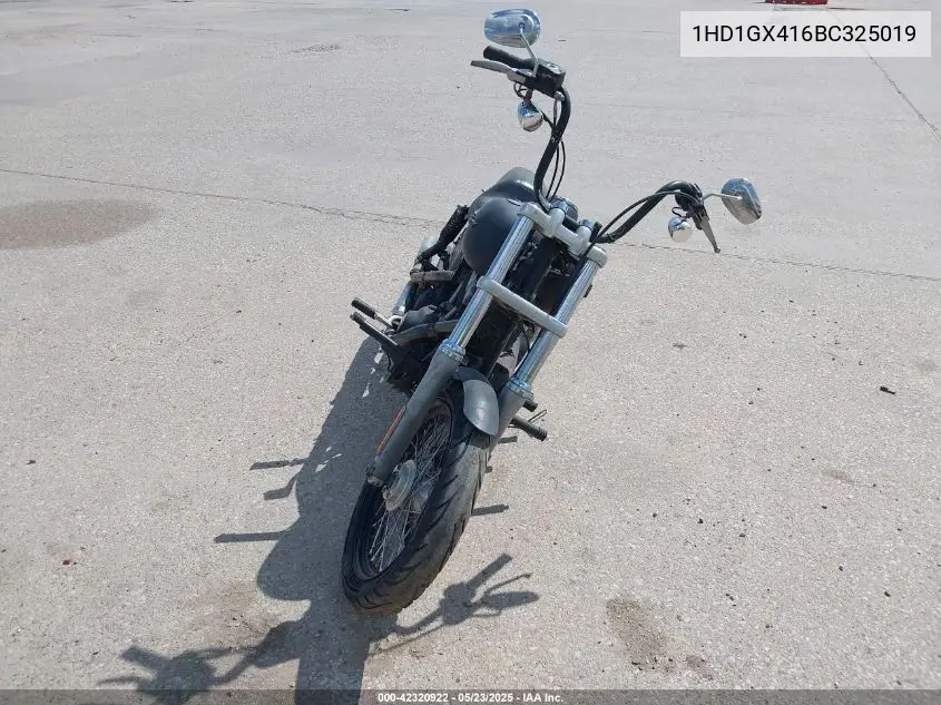 2011 Harley-Davidson Fxdb VIN: 1HD1GX416BC325019 Lot: 42320922
