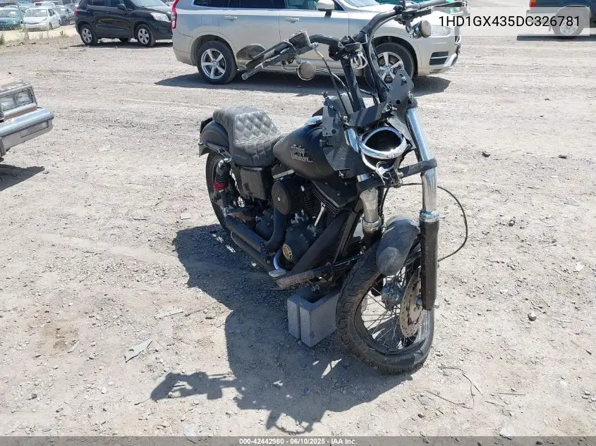 2013 Harley-Davidson Fxdb Dyna Street Bob VIN: 1HD1GX435DC326781 Lot: 42442980