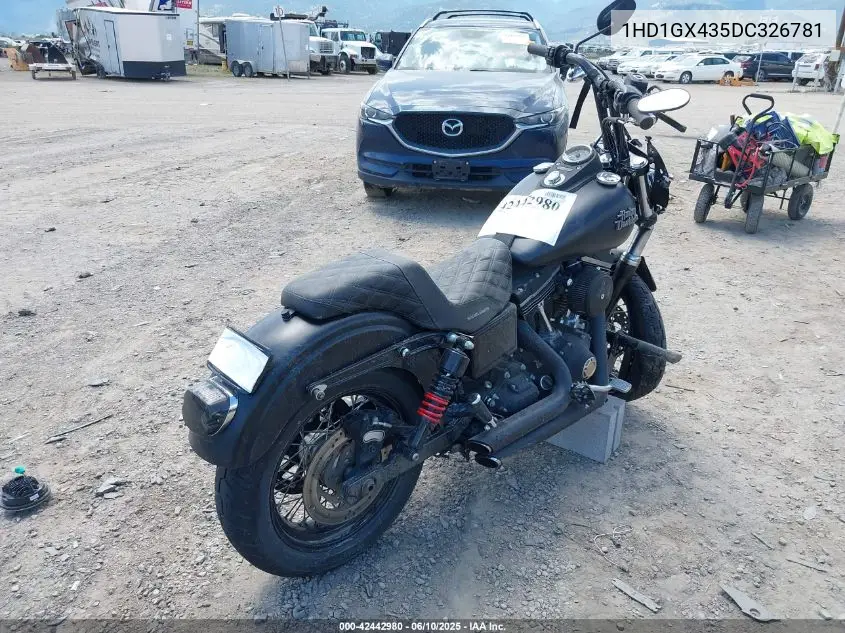 2013 Harley-Davidson Fxdb Dyna Street Bob VIN: 1HD1GX435DC326781 Lot: 42442980