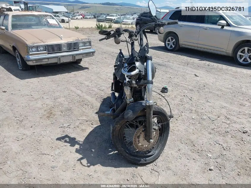 2013 Harley-Davidson Fxdb Dyna Street Bob VIN: 1HD1GX435DC326781 Lot: 42442980