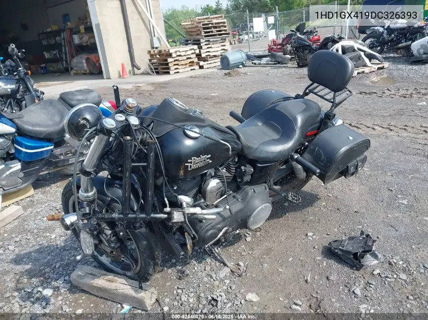 2013 Harley-Davidson Fxdb Dyna Street Bob VIN: 1HD1GX419DC326393 Lot: 42448079