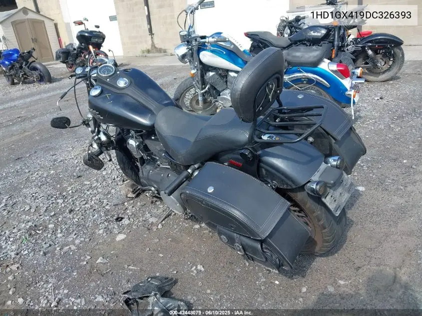 2013 Harley-Davidson Fxdb Dyna Street Bob VIN: 1HD1GX419DC326393 Lot: 42448079