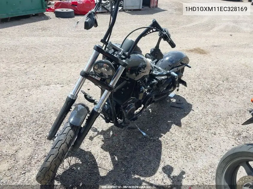 2014 Harley-Davidson Fxdb Dyna Street Bob VIN: 1HD1GXM11EC328169 Lot: 42498712