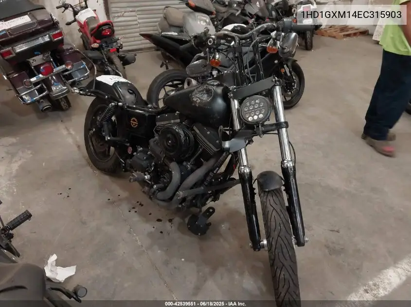 2014 Harley-Davidson Fxdb Dyna Street Bob VIN: 1HD1GXM14EC315903 Lot: 42539551