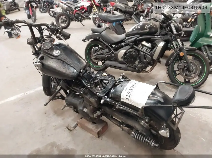 2014 Harley-Davidson Fxdb Dyna Street Bob VIN: 1HD1GXM14EC315903 Lot: 42539551