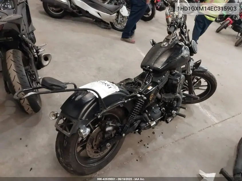 2014 Harley-Davidson Fxdb Dyna Street Bob VIN: 1HD1GXM14EC315903 Lot: 42539551
