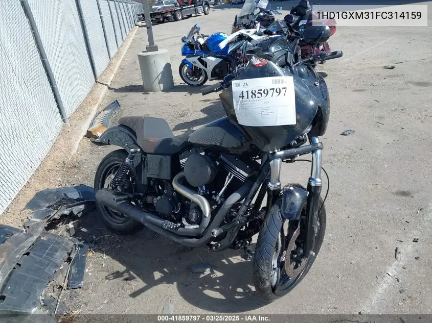 2015 Harley-Davidson Fxdb Dyna Street Bob VIN: 1HD1GXM31FC314159 Lot: 41859797