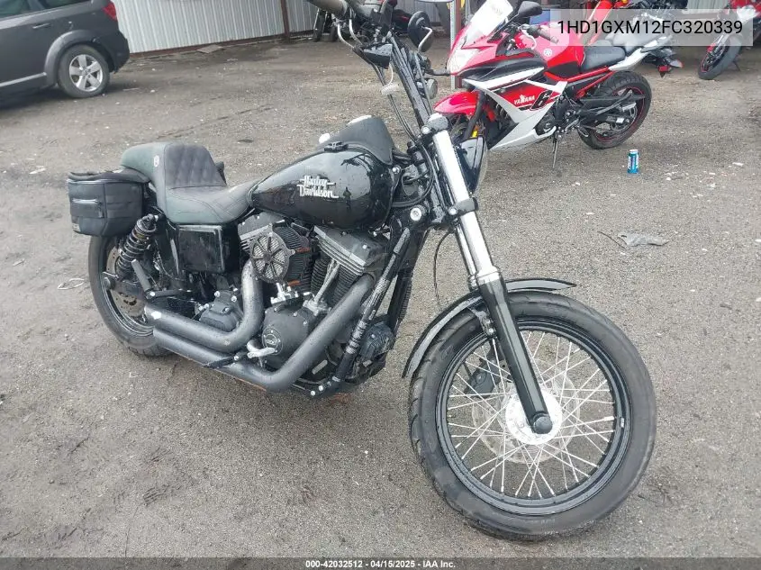 2015 Harley-Davidson Fxdb Dyna Street Bob VIN: 1HD1GXM12FC320339 Lot: 42032512