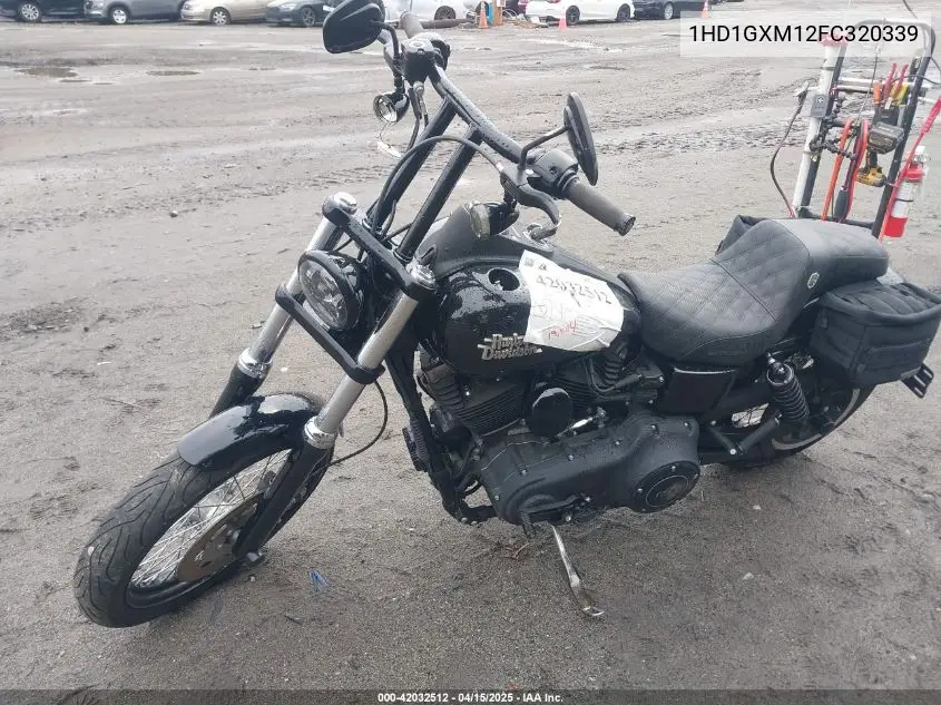 2015 Harley-Davidson Fxdb Dyna Street Bob VIN: 1HD1GXM12FC320339 Lot: 42032512